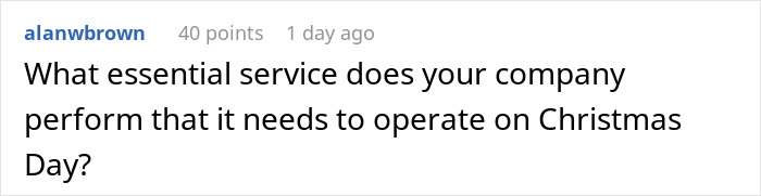 Boss Says That Christmas Time Off Is Only For Christians, Employee Replies &ldquo;I&rsquo;m Not Coming&rdquo;