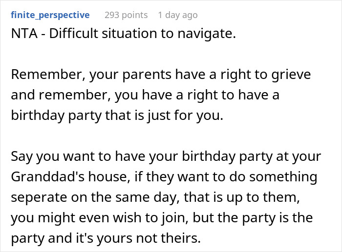 17 Y.O. Is Done Sharing Her Birthday With Her Late Twin, Parents Are Not Having It