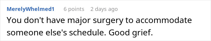 Woman Shares Her Delusional Parents Want Her To Have A C-Section So It Will Fit Their Plans