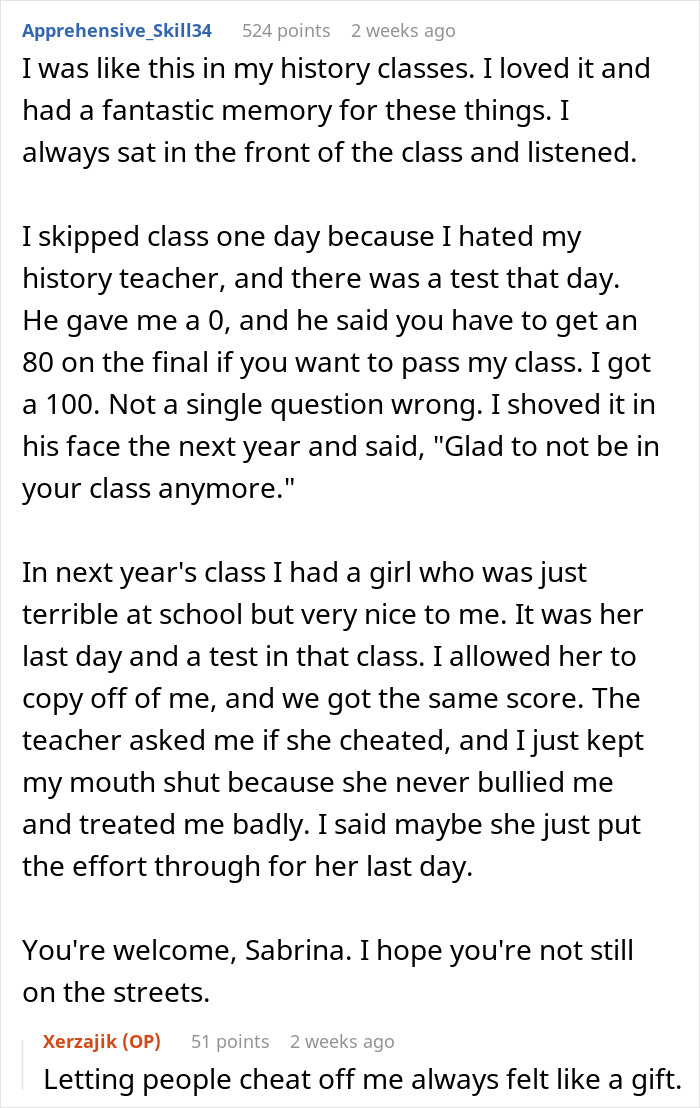 "With 5 Minutes Left, I Grabbed A New Test": Student Gets Revenge On Cheating Classmates