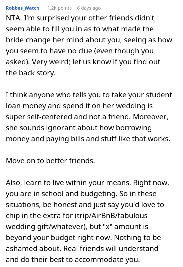 Bride 'Fires' Her Bridesmaid Who Paid For The Bachelorette Party, So She Cancels Everything