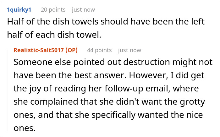 Petty Ex-Wife Wants Half Of Everything, Is Furious When She Gets Exactly That And Not A Bit More Petty Ex-Wife Wants Half Of Everything, Is Furious When She Gets Exactly That And Not A Bit More