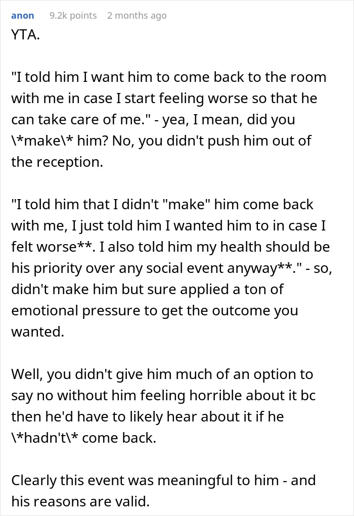 “My Health Should Be His Priority”: Pregnant Wife Makes Man Leave Party Early, He Regrets It “My Health Should Be His Priority”: Pregnant Wife Makes Man Leave Party Early, He Regrets It
