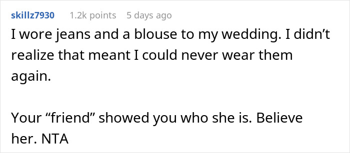 &ldquo;AITA For Wearing My Wedding Dress To Someone Else&rsquo;s Wedding?&rdquo;