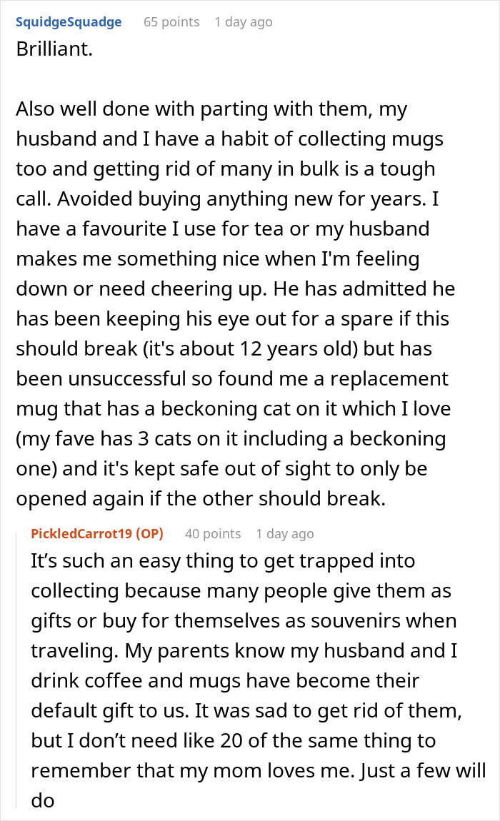 “You Clearly Wanted Them”: Family Gets Petty Revenge On Grumpy FIL By Gifting Him 17 Used Mugs “You Clearly Wanted Them”: Family Gets Petty Revenge On Grumpy FIL By Gifting Him 17 Used Mugs
