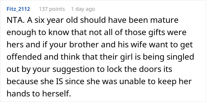 &ldquo;AITA For Suggesting We Lock Up The Christmas Presents After What My Niece Did Last Year?&rdquo;