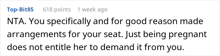 Flight Attendants Refuse To Mediate When Pregnant Woman Demands To Swap Seats, Man Says He Needs It Flight Attendants Refuse To Mediate When Pregnant Woman Demands To Swap Seats, Man Says He Needs It
