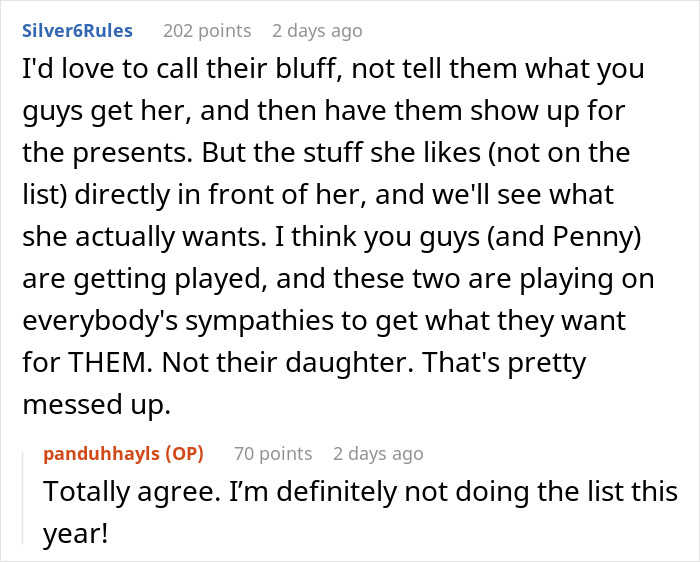 Aunt Refuses To Comply With Child&rsquo;s Extravagant Christmas List: &ldquo;It&rsquo;s Completely Insane&rdquo;