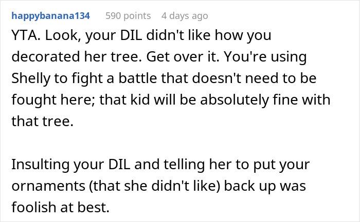Woman Is Mad Her DIL Took Down The Colorful Decorations She Put Up In Her Home