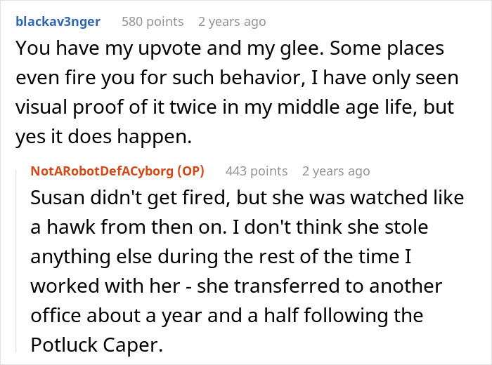 Woman, Notorious For Stealing Workers&rsquo; Snacks, Gets Brutally Shamed At Work Party