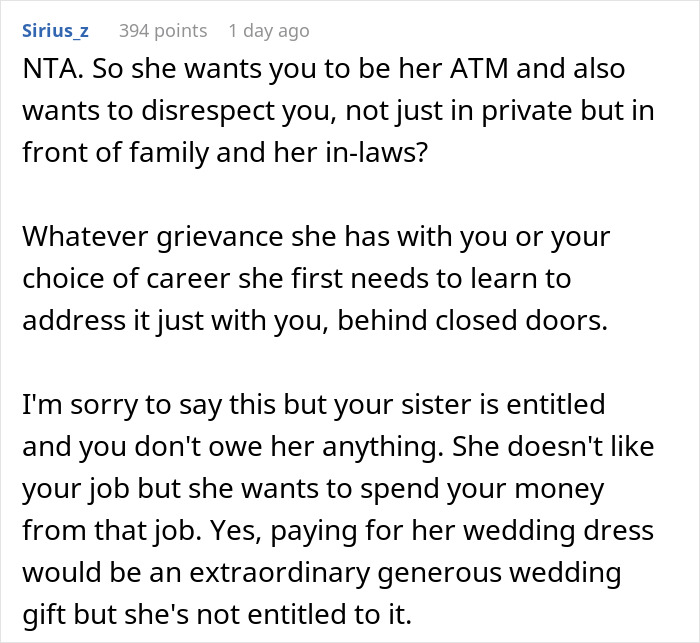 Woman Makes Fun Of Sister&rsquo;s Profession, Is Upset She Refuses To Give Her Money She Earned From It 