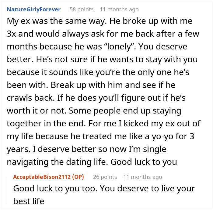 Girlfriend Doesn&rsquo;t Want To Wait After Man Asks To Take A Year-Long &lsquo;Break&rsquo; From Their Relationship