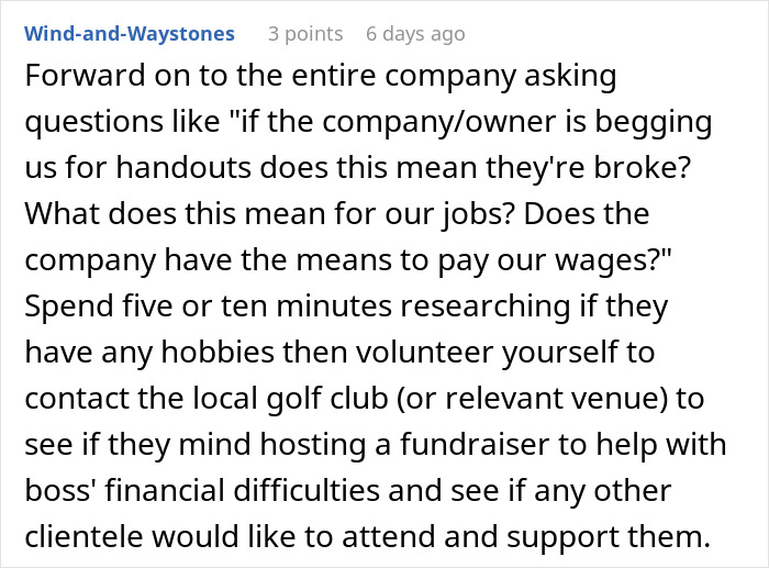 Man Gets An Email From Company President Asking To Fund Owner’s Christmas Gift, Goes On A Rant Man Gets An Email From Company President Asking To Fund Owner’s Christmas Gift, Goes On A Rant