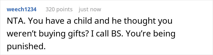 Man Weaponizes His Incompetence By Not Buying His Wife A Christmas Gift, She Plans On Leaving Him