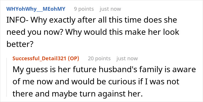 Half-Sister Who’d Rather Pretend Her Sibling Doesn’t Exist Requests She Attend Her Wedding Half-Sister Who’d Rather Pretend Her Sibling Doesn’t Exist Requests She Attend Her Wedding