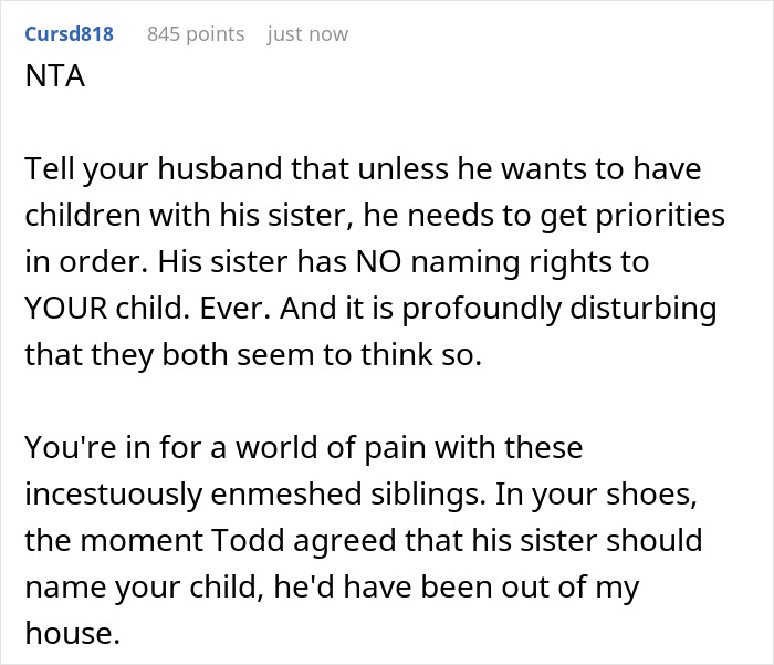 Woman Decides To Pick A Name For Her SIL's Unborn Baby, Her Christmas Party Gets Boycotted In Return 