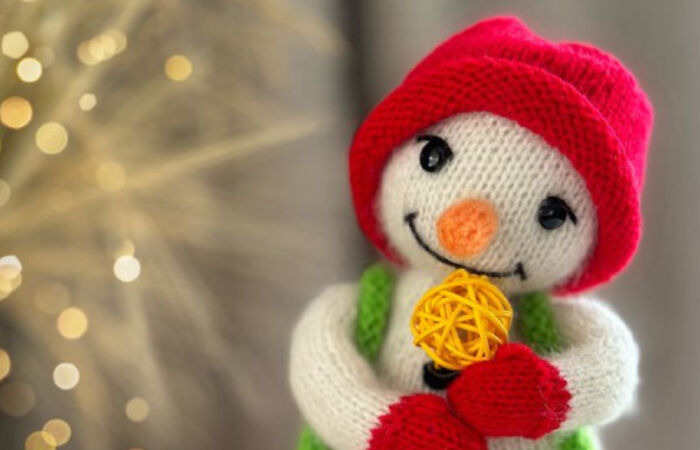 I Created A Cute Snowman Knitting Pattern In Two Days