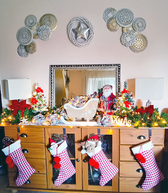 First Christmas Decorations Went Up Today