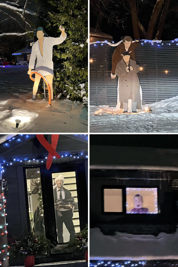 Neighbor's Christmas Decorations