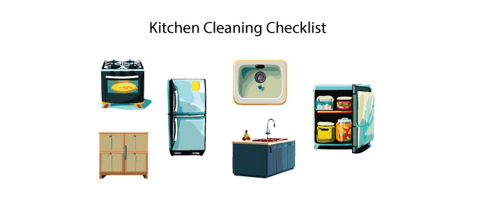 Kitchen cleaning checklist Kitchen cleaning checklist