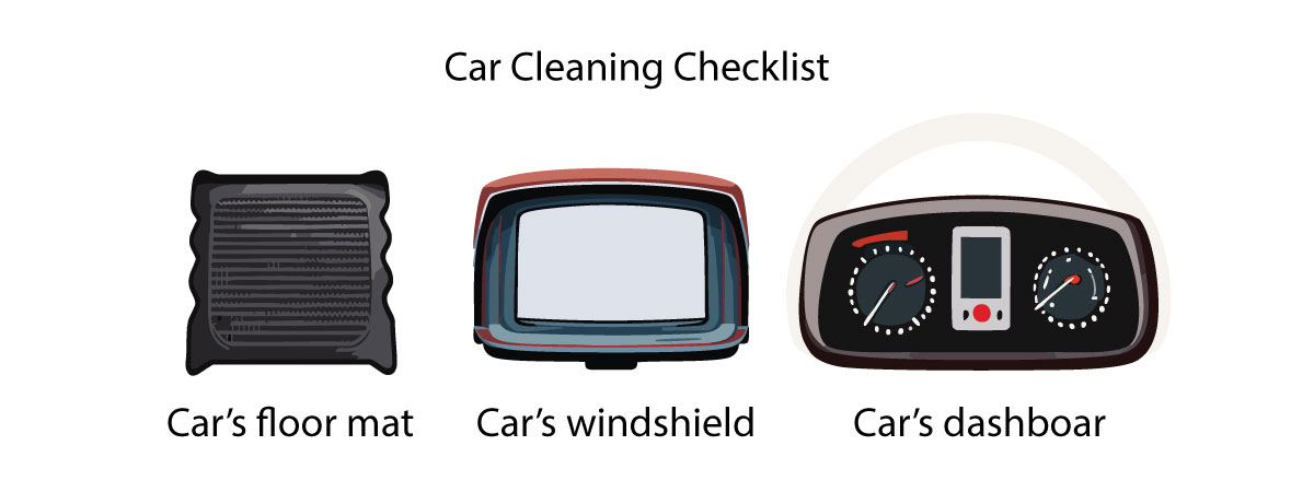 Car cleaning checklist Car cleaning checklist