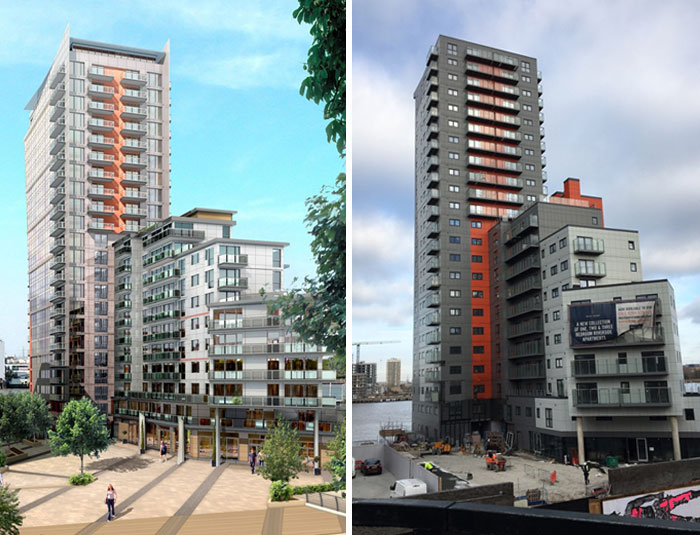 The Completed Mast Quay Phase II Built-To-Rent Development Is Substantially Different From The Scheme That Was Originally Permitted