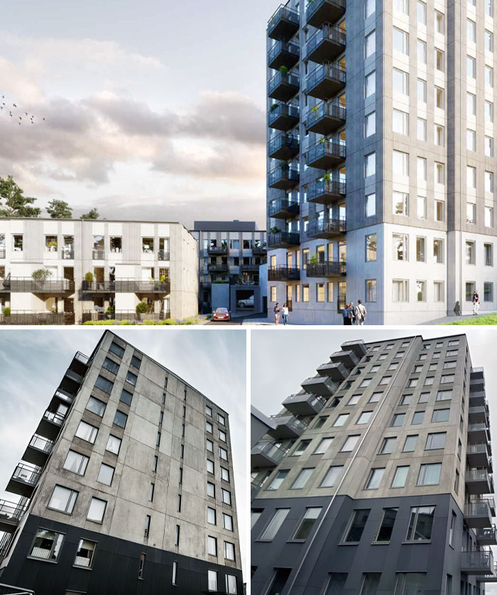 Totalitarian New Box In Kungsängen, Sweden. The Gray Color Looks Way Worse Than It Should Be