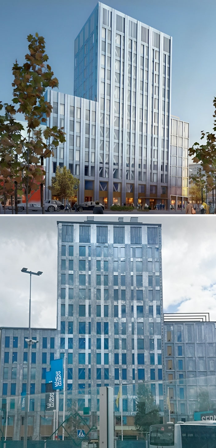 The New Hotel At Halmstad's Travel Center. It Looks Like A Haunted Hotel