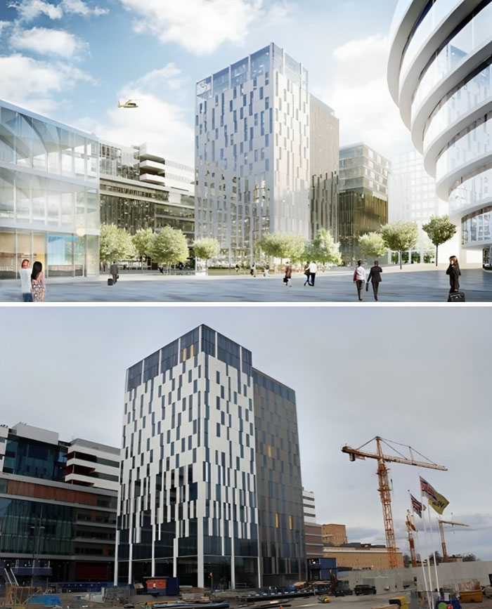 The Elite Hotel Carolina Tower At Nya Karolinska In Hagastaden, Stockholm, Sweden