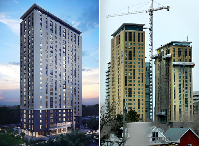 Funny How Buildings Just Change Color