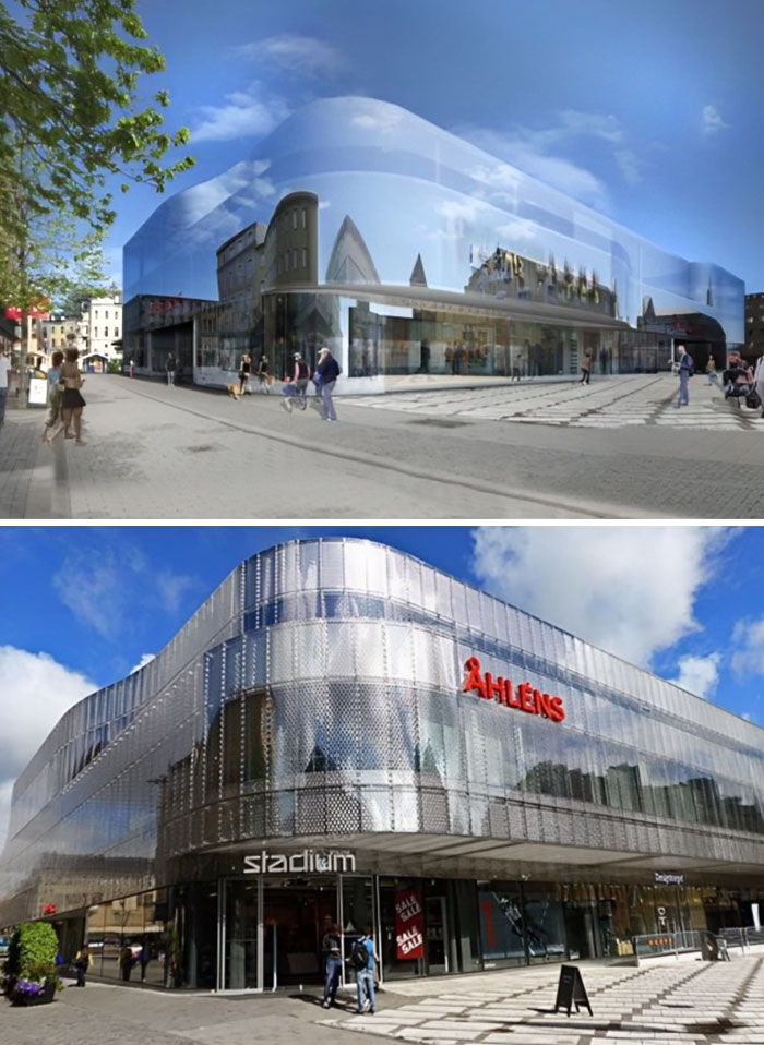 If You Can't Design A Nice Building, You Can Always Try To Hide The Building Completely. Unfortunately, It's More Difficult In Reality Than In The Picture