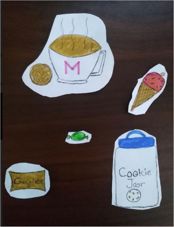 Here Are My Doodles That I Cut Out :d