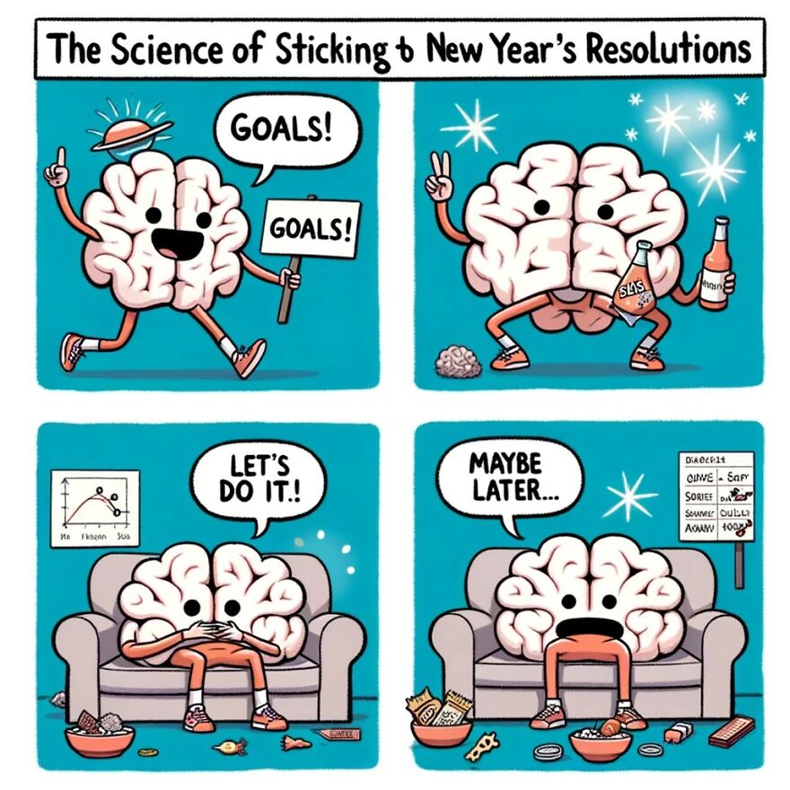 Neuroscience Of Sticking To New Year's Resolutions