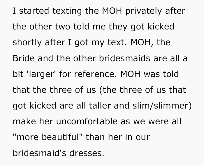 Bride 'Fires' Her Bridesmaid Who Paid For The Bachelorette Party, So She Cancels Everything