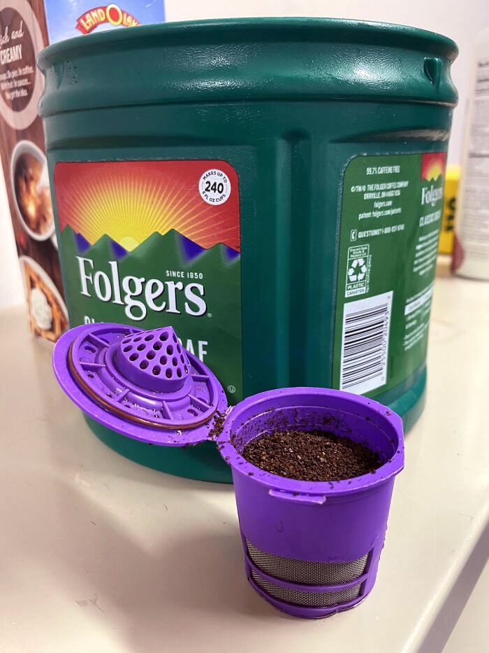 This Little Reusable K-Cup Not Only Saved Me A Whole Lot Of Money But Also Reduced My Plastic Waste. 240 Cups Of Afternoon Coffee And Counting