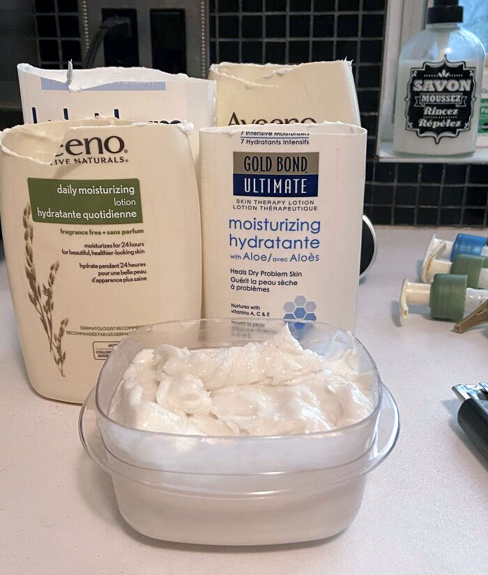 No tiréis los botes "vacíos" de crema y lociones