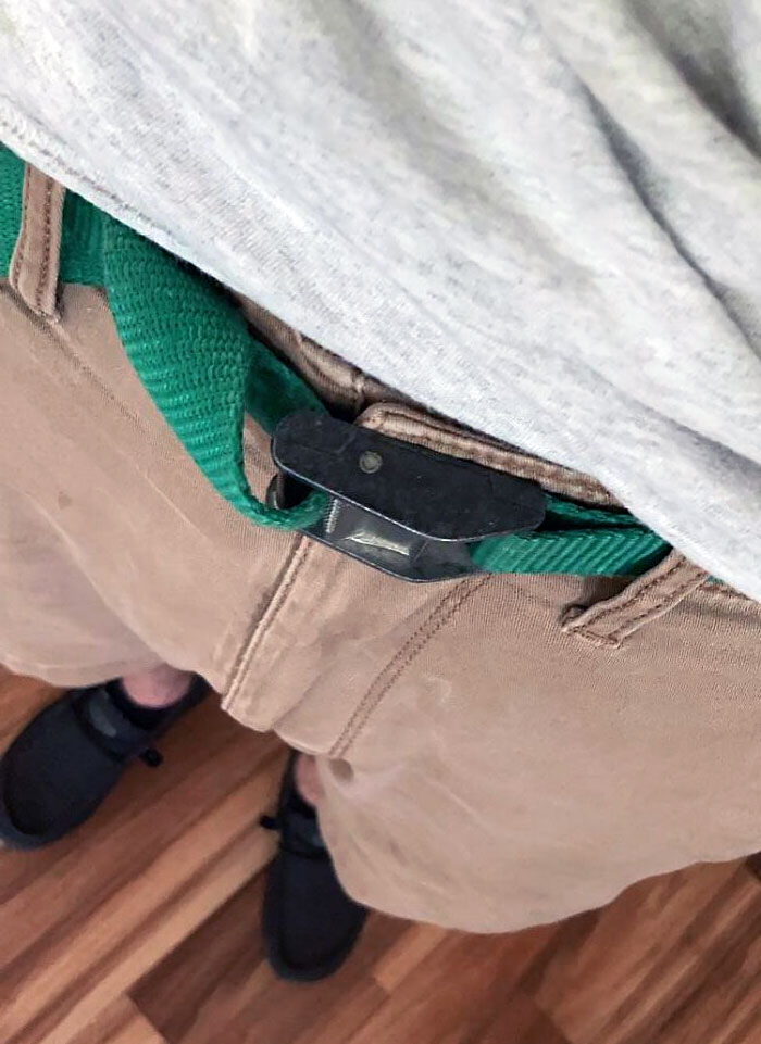 My Belt Broke At Work Several Months Ago When I Only Had $4 In My Account. Shortened A Ratchet Strap To Improvise. Best Belt I've Ever Had. Unlimited Adjustment Options