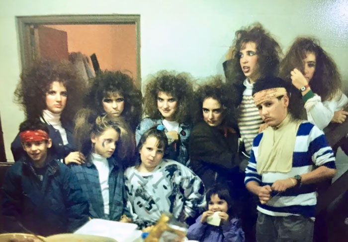 Foto de acción de gracias en 1990