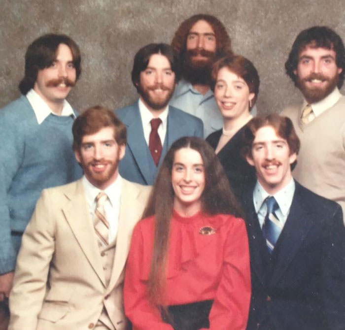 My Family In 1983, I’m In The Blue Sweater On The Left