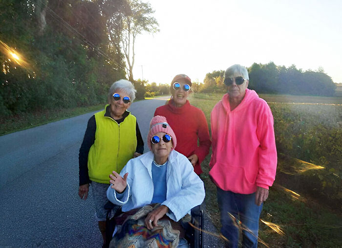 I Got A Pair Of Circle Rim Shades, But My Girlfriend Didn't Like Them, So I Gave Them To My Grandmother, And Then All Her Friends Bought The Matching Pairs