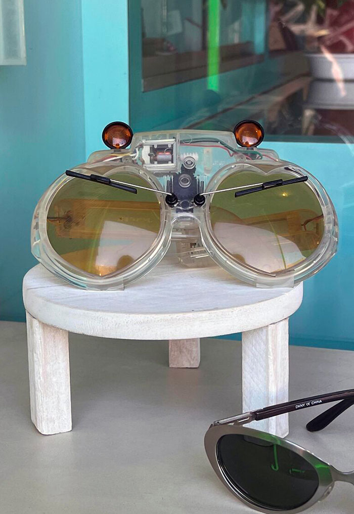 These Glasses With Wipers I Saw In A Store Window