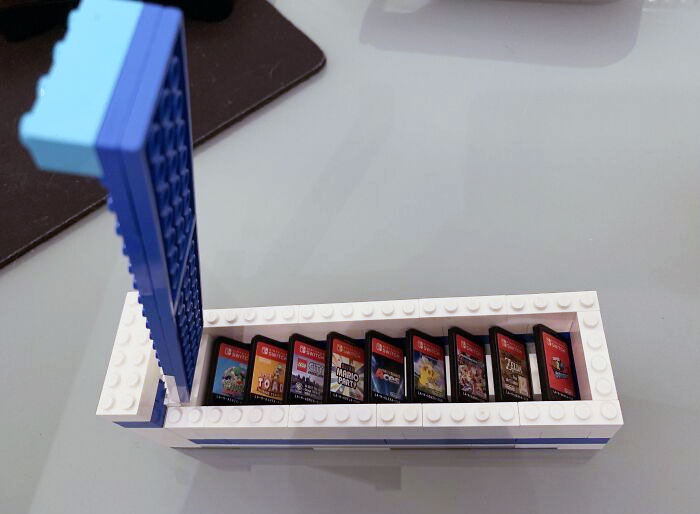 My 7-Year-Old Son Built This For His Switch Games. I Am Impressed