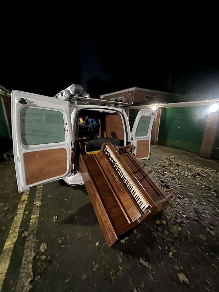 Tried To Collect A Piano. It Was Larger Than I Thought