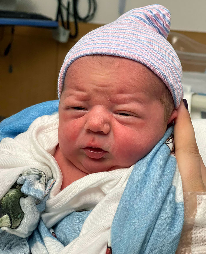 Only 10 Hours Old And Already Tired Of Life