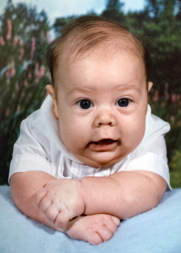 Years Before, My Mother Gave Me A Mullet, Bowl Cut, And Then This Lovely Combover. I Looked Like A Lady Asking About Insurance