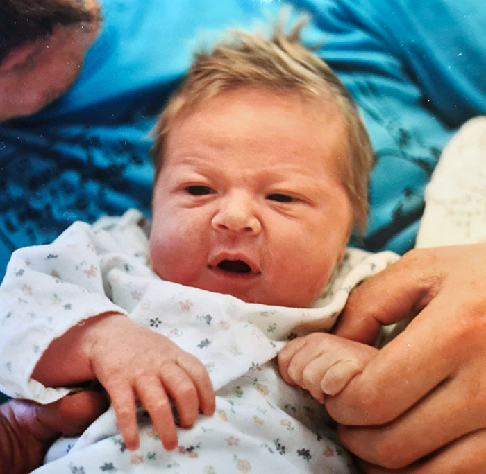 Here's Me 32 Years Ago Looking Like A Cantankerous Octogenarian