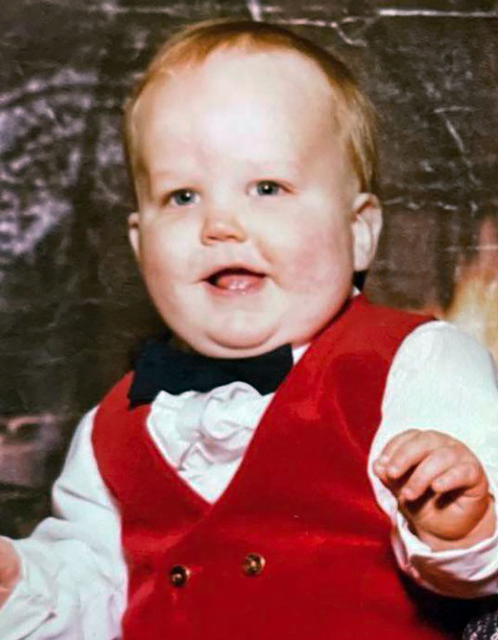 He's Just Happy His Grandkids Visits Him