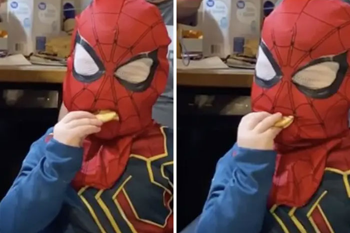 Trying To Eat A Cracker