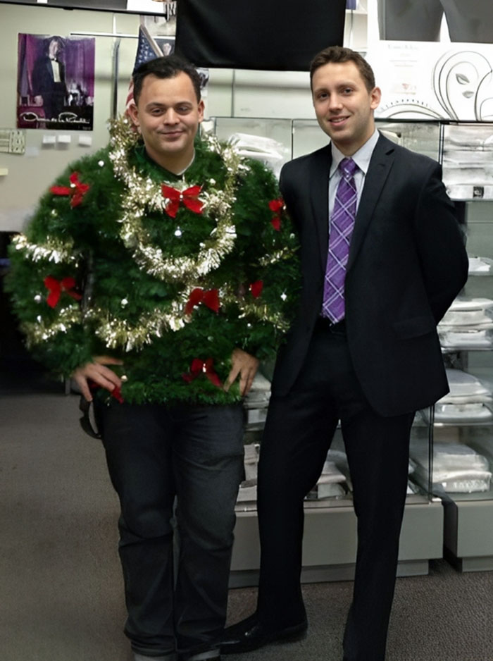 I Lost A Bet, So I Will Have To Wear This Bad Boy From Christmas Eve To New Year's Eve