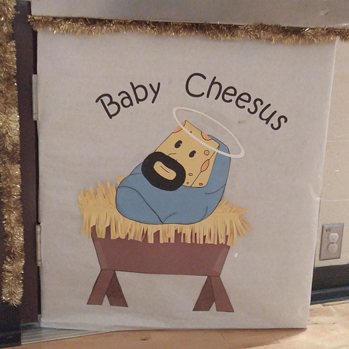 To Celebrate Christmas In The Public School's Cafeteria